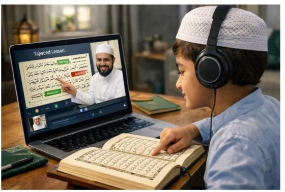 online quran class in progress