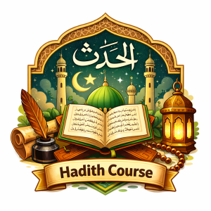 Student learning Hadith online with guidance from certified teacher