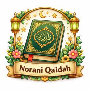 Noorani Qaida icon with Arabic alphabets for kids online Quran learning