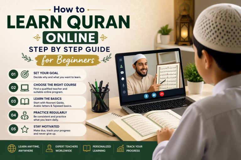👉 How to Learn Quran Online for Beginners (Step-by-Step Guide)